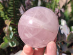 Polished Gemmy Rose and Lavender Quartz Spheres x 4 From Madagascar - Toprock Gemstones and Minerals 