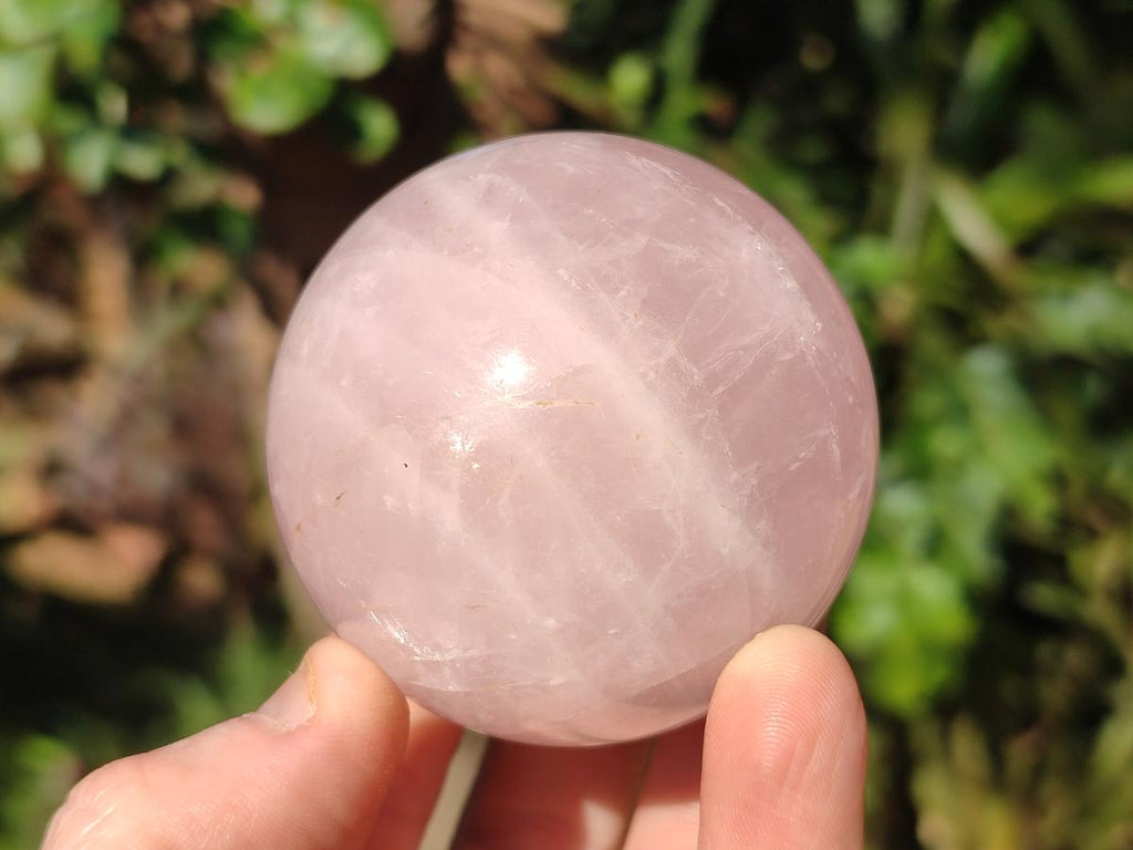 Polished Gemmy Rose and Lavender Quartz Spheres x 4 From Madagascar - Toprock Gemstones and Minerals 