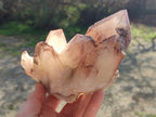 Natural Cabinet Size Red Hematoid Quartz Clusters x 2 From Karoi, Zimbabwe - Toprock Gemstones and Minerals 