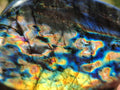 Polished Spectrolite Labradorite Standing Display Pieces x 3 From Madagascar - Toprock Gemstones and Minerals 