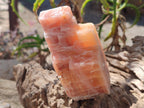 Natural Rhombohedral Sunset Orange Calcite Specimens x 6 From Spitzkop, Namibia - Toprock Gemstones and Minerals 