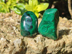 Polished Flower Banded Malachite Free Forms x 35 From Congo - Toprock Gemstones and Minerals 