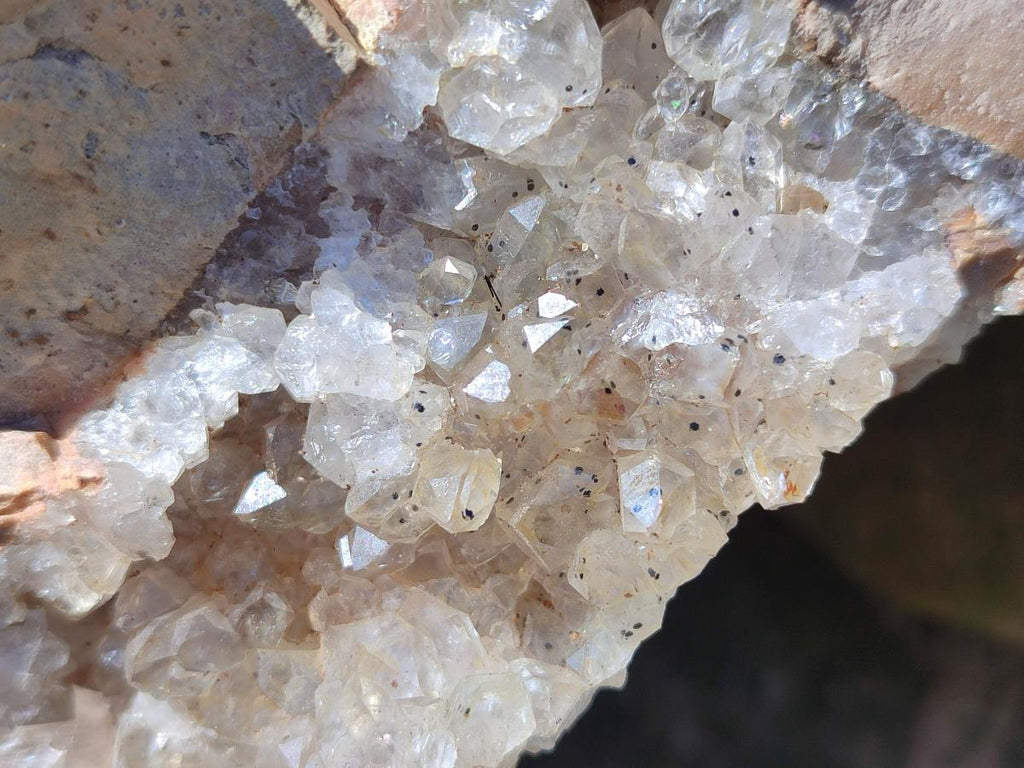 Natural XL Golden Limonite Quartz Cluster x 1 From Solwezi, Zambia - Toprock Gemstones and Minerals 