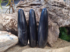 Polished Black Basalt Massage Wands x 12 From Madagascar - Toprock Gemstones and Minerals 