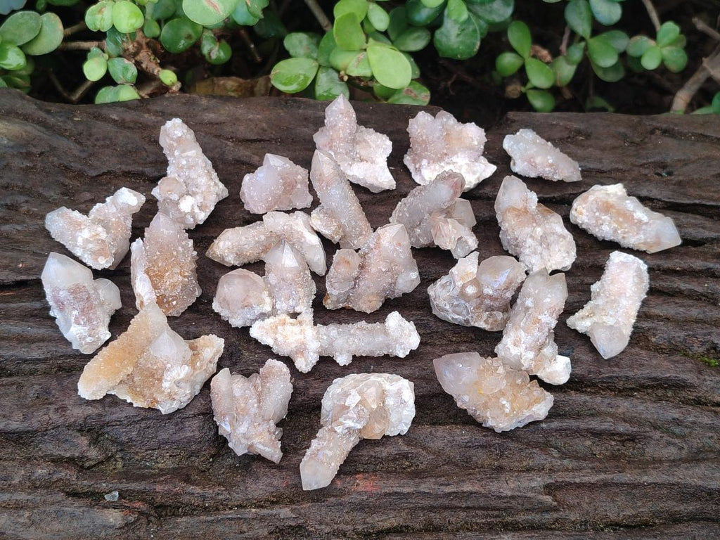 Natural Drusy Fairy Spirit Quartz Crystals x 70 From Boekenhouthoek, South Africa - Toprock Gemstones and Minerals 