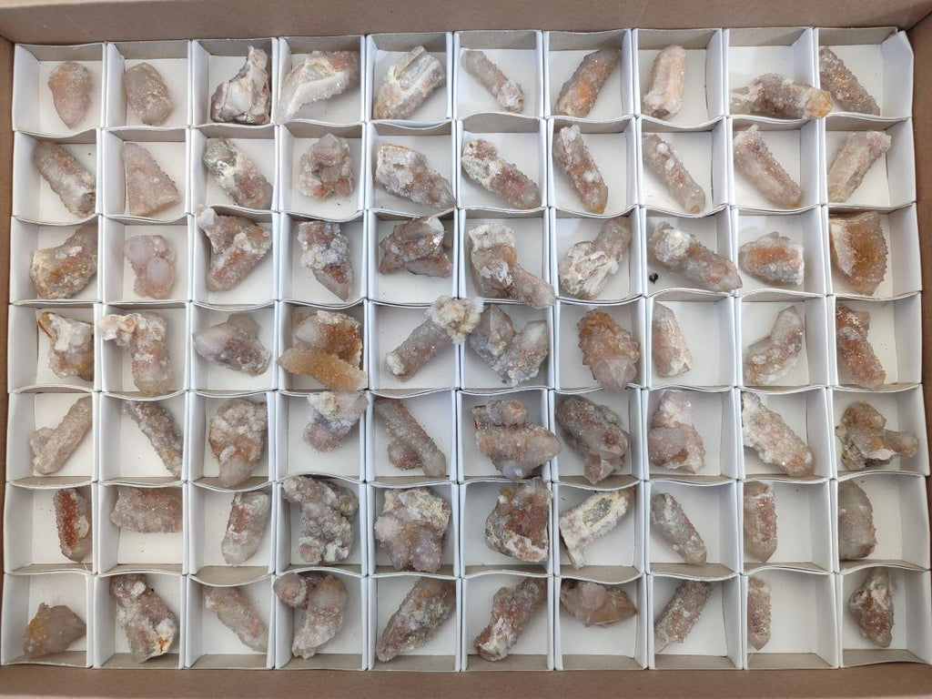 Natural Drusy Fairy Spirit Quartz Crystals x 70 From Boekenhouthoek, South Africa - Toprock Gemstones and Minerals 