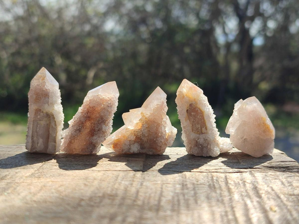 Natural Drusy Fairy Spirit Quartz Crystals x 70 From Boekenhouthoek, South Africa - Toprock Gemstones and Minerals 