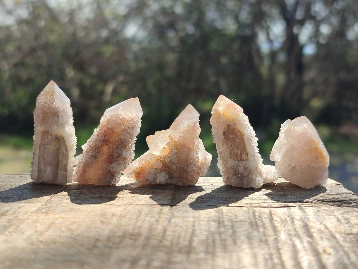 Natural Drusy Fairy Spirit Quartz Crystals x 70 From Boekenhouthoek, South Africa - Toprock Gemstones and Minerals 