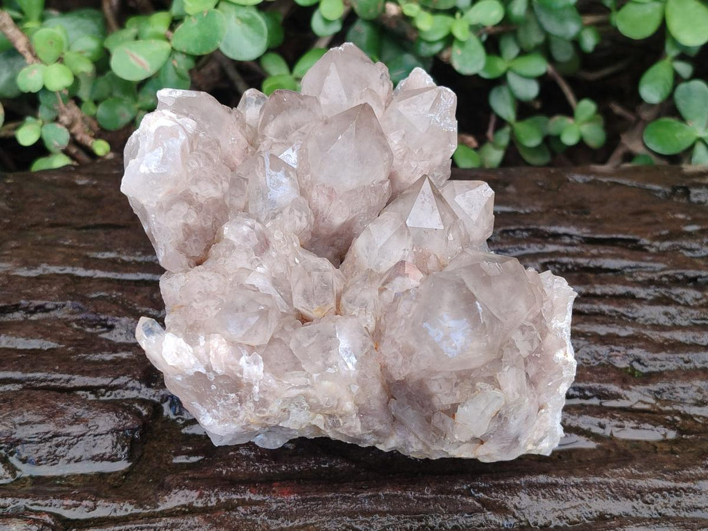 Natural Large Cascading White Phantom Smokey Luena Quartz Cluster x 1 From Luena, Congo - Toprock Gemstones and Minerals 