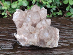 Natural Large Cascading White Phantom Smokey Luena Quartz Cluster x 1 From Luena, Congo - Toprock Gemstones and Minerals 