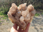 Natural Large Cascading White Phantom Smokey Luena Quartz Cluster x 1 From Luena, Congo - Toprock Gemstones and Minerals 