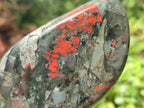 Polished Bloodstone Standing Display Pieces x 3 From Swaziland - Toprock Gemstones and Minerals 