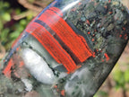 Polished Bloodstone Standing Display Pieces x 3 From Swaziland - Toprock Gemstones and Minerals 