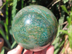 Polished Large Verdite Spheres x 2 From Barberton, South Africa - Toprock Gemstones and Minerals 