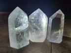 Polished Clear Quartz Crystals x 6 From Madagascar - Toprock Gemstones and Minerals 