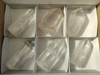 Polished Clear Quartz Crystals x 6 From Madagascar - Toprock Gemstones and Minerals 