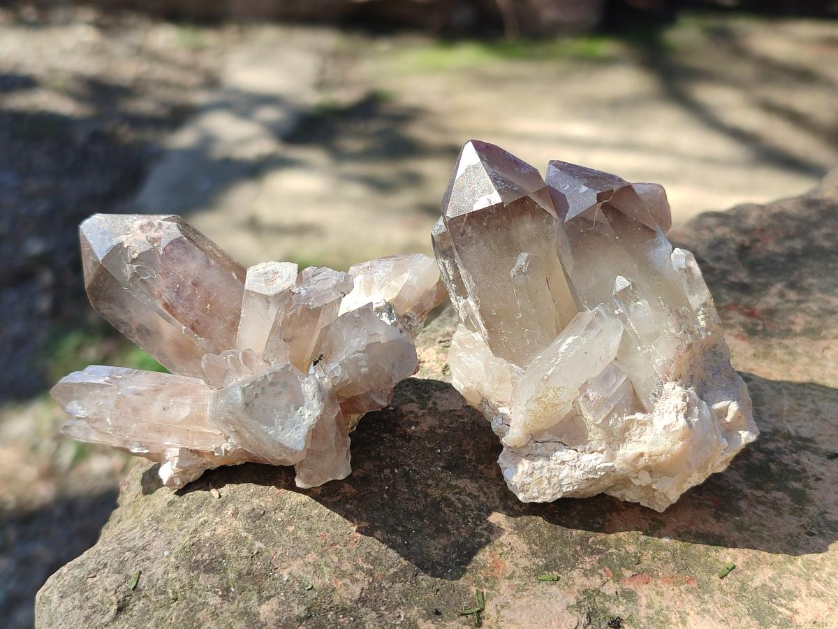 Natural Red Hematoid Quartz Crystals x 24 From Karoi, Zimbabwe - Toprock Gemstones and Minerals 