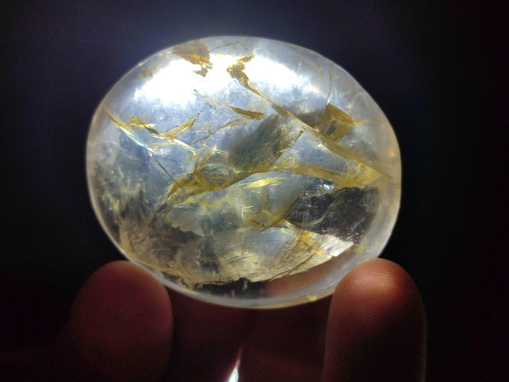 Polished Rock Crystal Galets x 24 From Amoron’i Mania, Madagascar - Toprock Gemstones and Minerals 