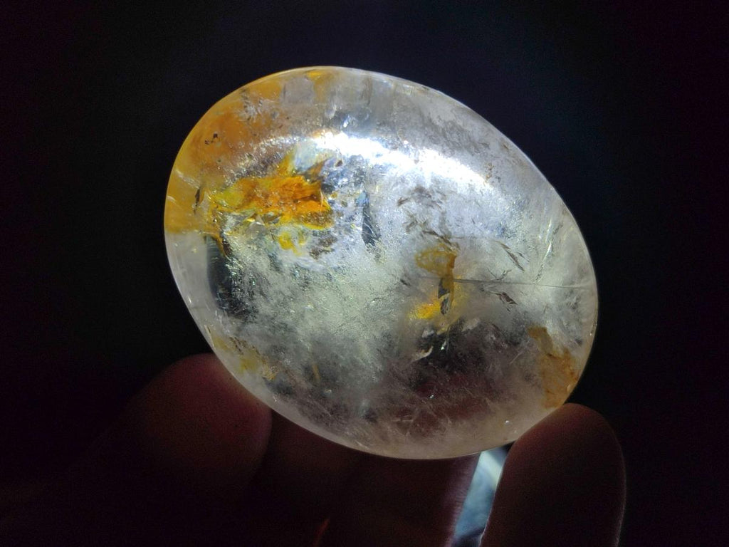 Polished Rock Crystal Galets x 24 From Amoron’i Mania, Madagascar - Toprock Gemstones and Minerals 