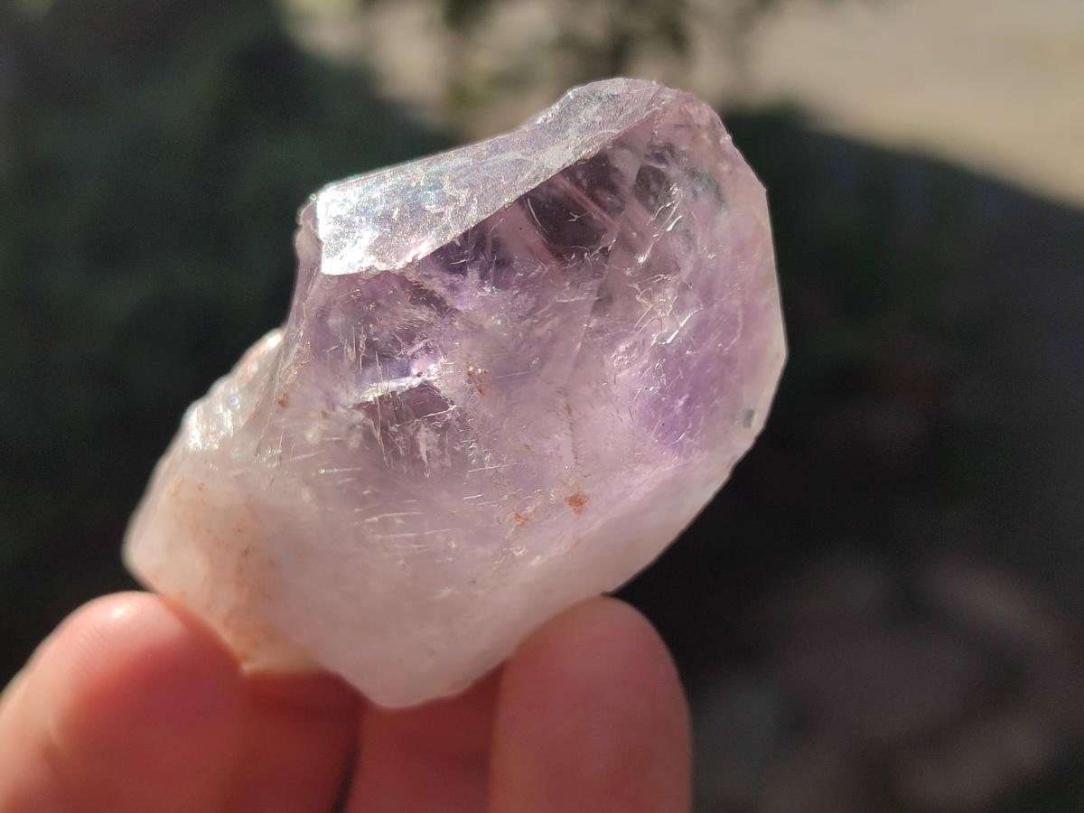 Natural Jacaranda Amethyst Single Crystals x 35 From Mumbwa, Zambia - Toprock Gemstones and Minerals 