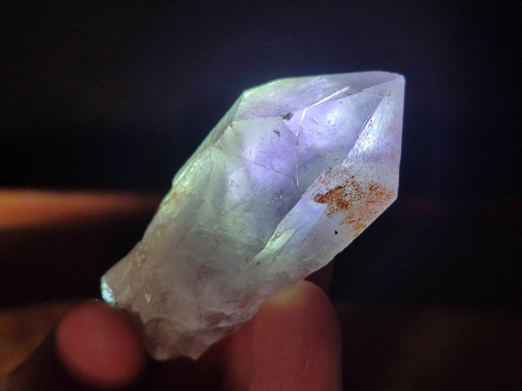 Natural Jacaranda Amethyst Single Crystals x 35 From Mumbwa, Zambia - Toprock Gemstones and Minerals 