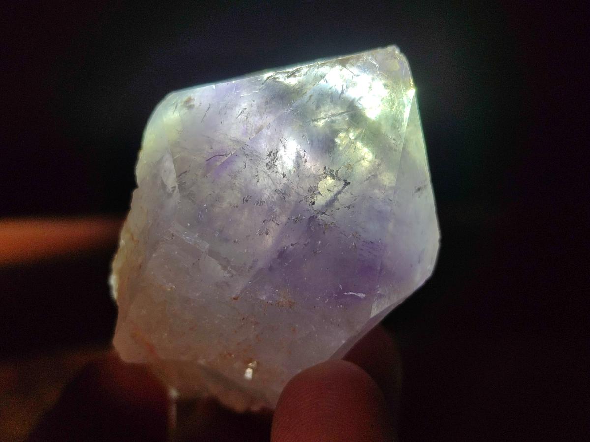 Natural Jacaranda Amethyst Single Crystals x 35 From Mumbwa, Zambia - Toprock Gemstones and Minerals 