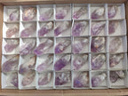 Natural Jacaranda Amethyst Single Crystals x 35 From Mumbwa, Zambia - Toprock Gemstones and Minerals 