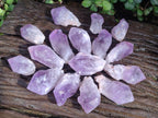 Natural Jacaranda Amethyst Single Crystals x 35 From Mumbwa, Zambia - Toprock Gemstones and Minerals 