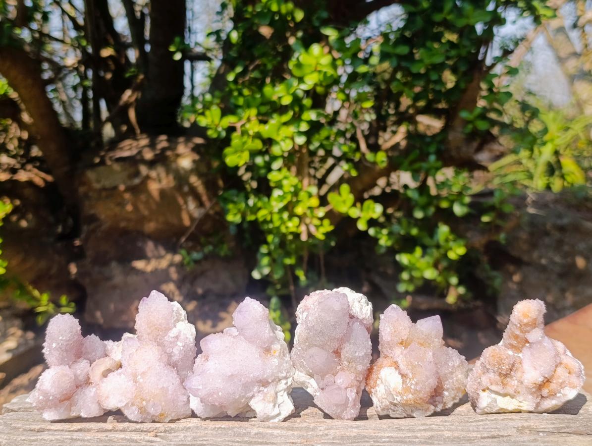 Natural Spirit Amethyst Clusters x 12 From Boekenhouthoek, South Africa - Toprock Gemstones and Minerals 