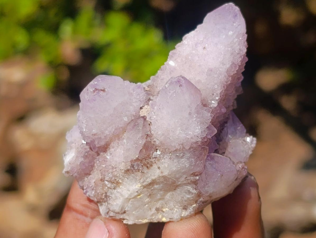 Natural Spirit Amethyst Clusters x 12 From Boekenhouthoek, South Africa - Toprock Gemstones and Minerals 