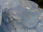 Polished and Natural Blue Celestite Eggs x 3 From Sakoany, Madagascar - Toprock Gemstones and Minerals 