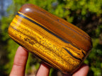 Polished Golden Tigers Eye Free Forms x 6 From Prieska, South Africa - Toprock Gemstones and Minerals 