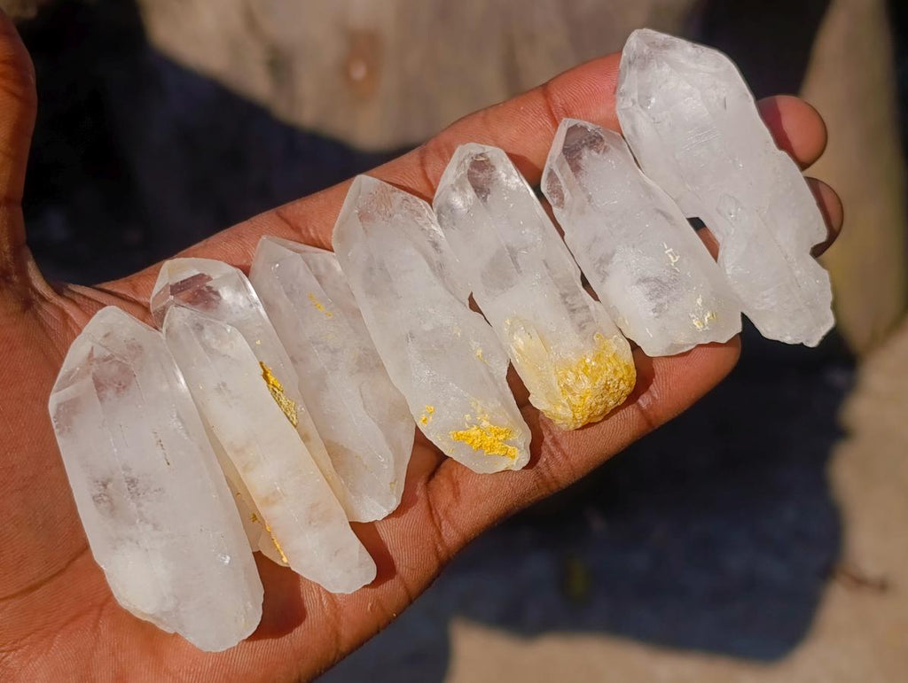 Natural Malagasy Quartz Crystals x 35 From Madagascar - Toprock Gemstones and Minerals 