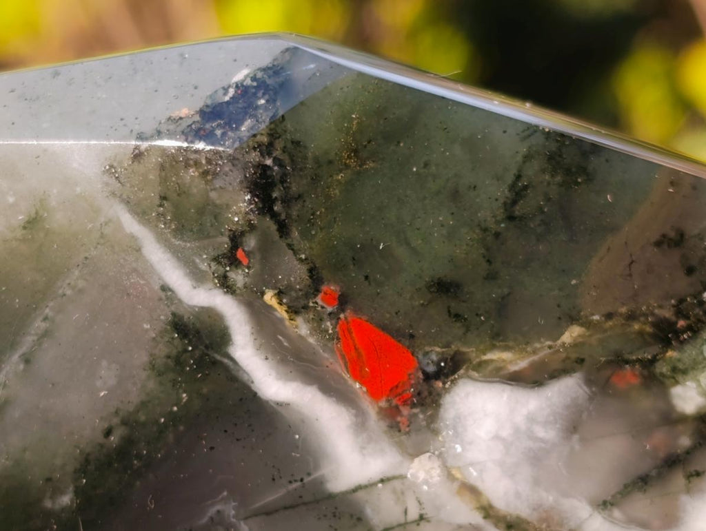 Polished Bloodstone Display Crystals x 3 From Swaziland - Toprock Gemstones and Minerals 