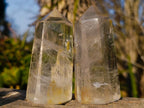 Polished Clear Quartz Crystals x 6 From Madagascar - Toprock Gemstones and Minerals 