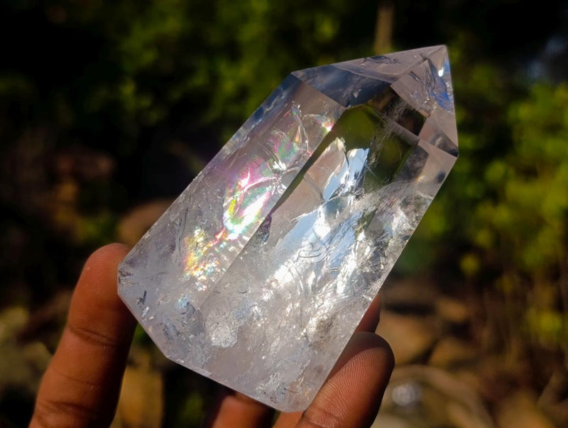 Polished Clear Quartz Crystals x 6 From Madagascar - Toprock Gemstones and Minerals 
