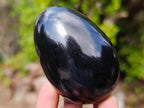 Polished Black Basalt Eggs x 6 From Madagascar - Toprock Gemstones and Minerals 