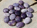 Polished Lepidolite Galets x 20 From Ambatondrazaka, Madagascar - Toprock Gemstones and Minerals 
