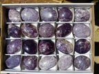 Polished Lepidolite Galets x 20 From Ambatondrazaka, Madagascar - Toprock Gemstones and Minerals 
