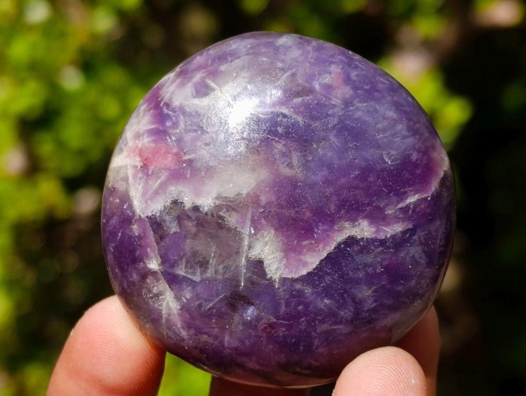 Polished Lepidolite Galets x 20 From Ambatondrazaka, Madagascar - Toprock Gemstones and Minerals 