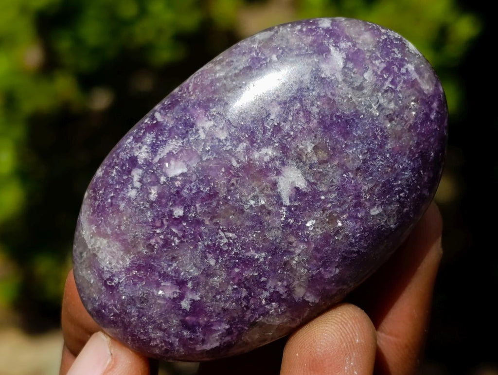 Polished Lepidolite Galets x 20 From Ambatondrazaka, Madagascar - Toprock Gemstones and Minerals 