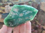 Polished One Side Mtorolite Chrysoprase Slices x 12 From Mutorashanga, Zimbabwe - Toprock Gemstones and Minerals 