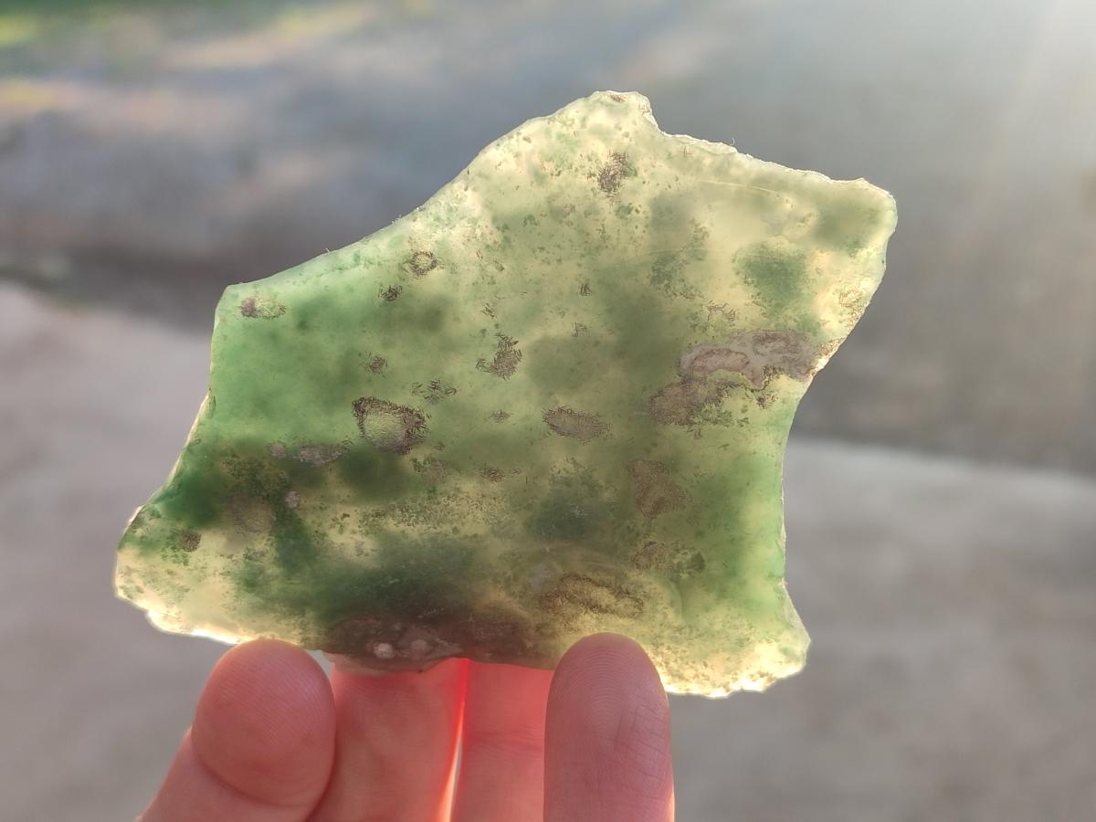 Polished One Side Mtorolite Chrysoprase Slices x 12 From Mutorashanga, Zimbabwe - Toprock Gemstones and Minerals 