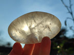 Polished Large Clear Quartz Crystal Palm Stones x 12 From Madagascar - Toprock Gemstones and Minerals 