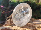 Polished Large Clear Quartz Crystal Palm Stones x 12 From Madagascar - Toprock Gemstones and Minerals 
