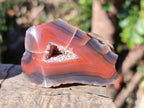 Polished One Side Red Shashe River Agate Nodules x 35 From Shashe River, Zimbabwe - Toprock Gemstones and Minerals 