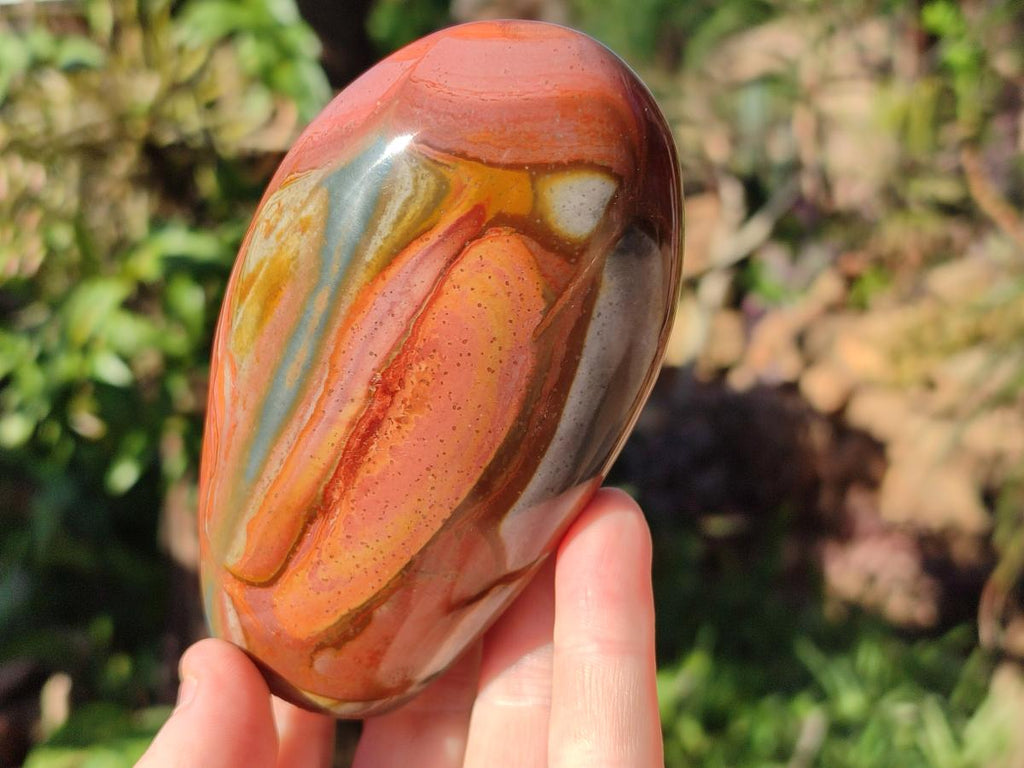 Polished Polychrome Jasper Standing Display Pieces x 4 From Androka, Madagascar - Toprock Gemstones and Minerals 