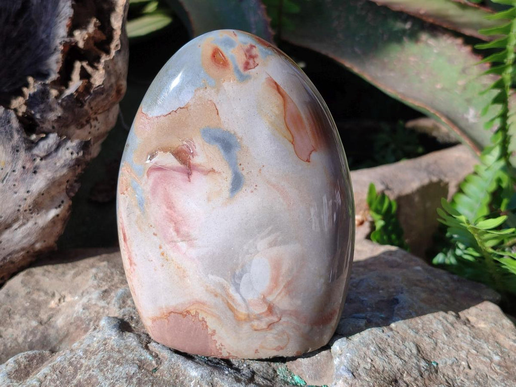 Polished Polychrome Jasper Standing Display Pieces x 4 From Androka, Madagascar - Toprock Gemstones and Minerals 