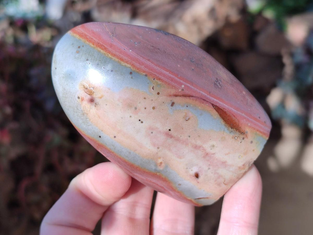 Polished Polychrome Jasper Standing Display Pieces x 4 From Androka, Madagascar - Toprock Gemstones and Minerals 