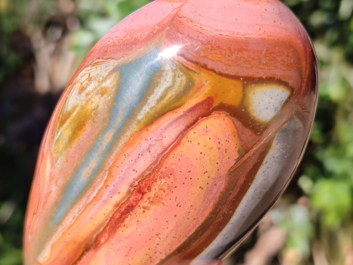 Polished Polychrome Jasper Standing Display Pieces x 4 From Androka, Madagascar - Toprock Gemstones and Minerals 